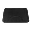 3′x 4.5′x 1/2" Beauty Salon Square Anti-fatigue Salon Mat (Square Outside And Round Inside) Black