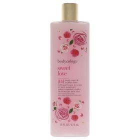 2 in 1 Body Wash and Bubble Bath - Sweet Love by Bodycology for Women - 16 oz Body Wash