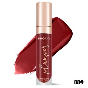 PHOFAY Shiny Lip Plumper Gloss (Option: 08)