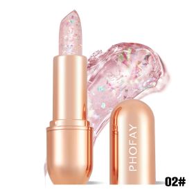 PHOFAY Moisturizing Jelly Warm Lipstick (Option: 02)