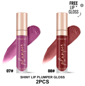 PHOFAY Shiny Lip Plumper Gloss (Option: Set4)