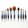 Beauty Experts Set of 10 Oval Beauty Brushes