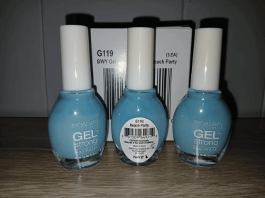 ~~3-PACK~~ *Broadway Nails* Gel Strong Nail Polish -pick your color- .44floz (Color: G119 Beach Party)