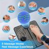 USB Rechargeable Foot Massager Mat - Relax and Rejuvenate Your Feet with Leg Circulation and Massage - Perfect Gift for Parents, Wife, and Husban