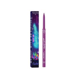 RUDE City of Flashing Lights Micro Retractable Liner (Color: Magenta Fever)