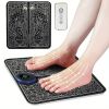 USB Rechargeable Foot Massager Mat - Relax and Rejuvenate Your Feet with Leg Circulation and Massage - Perfect Gift for Parents, Wife, and Husban